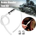 thumbnail image 3 of Motorcycle Brake Bleeder Kit with Nozzle Cap Universal Hydraulic Brake Fluid Bleeder One-Way Check Valve Tube Bleeding Tool Set, 3 of 8