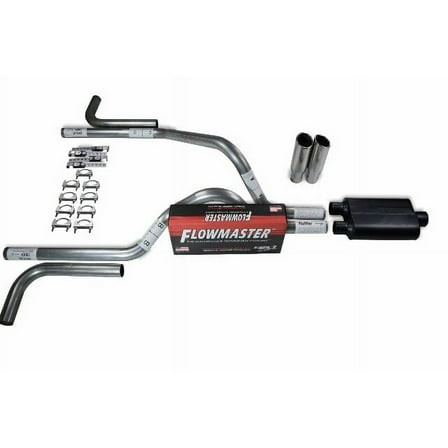 Dodge Dakota 97-05 2.5" Dual Truck Exhaust Kits Flowmaster 40 Side Clamp