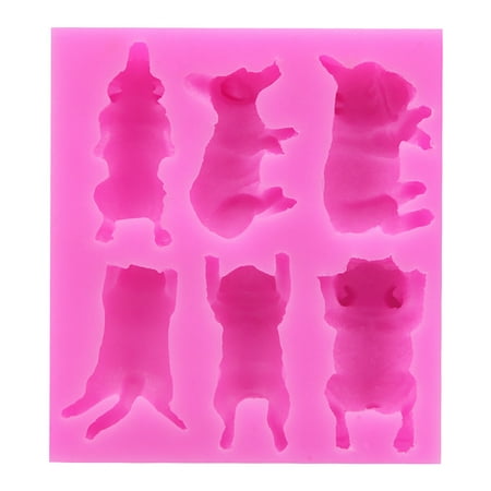 

SEMIMAY DIY Baking Tools Many Dog Animal Flipping Silicone Tools DIY Cake Chocolate Decoration Embellishment Tools Aroma Plaster Production Tools
