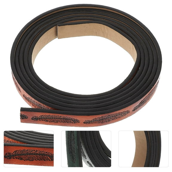 KALLORY Jewelry Making Supplies Leather Strap For Crafts Multi Colored 1 Roll