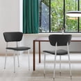 thumbnail image 1 of Armen Living Tori Dining Chair, Set of 2, Black, 1 of 8