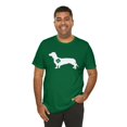thumbnail image 3 of Dachshund, Bella & Canvas, Unisex, Cotton Short Sleeve T-Shirt, XS - 4XL, 3 of 5