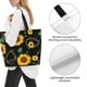 thumbnail image 3 of Fotbe Sunflowers3 Bolsa Tote Estética de Lona con Estampado para Mujer - Bolsa Reutilizable de Hombro Casual para Vacaciones, Compras, Trabajo y Gimnasio, 3 of 8