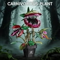 thumbnail image 4 of Carnivorous Monster Plant Building Set Venus Flytrap Model Kit for Adults & Teens Articulated Cannibal Flower with Do Not Touch Pot Creative Botanical Decor & Gamer Room Display, 4 of 7