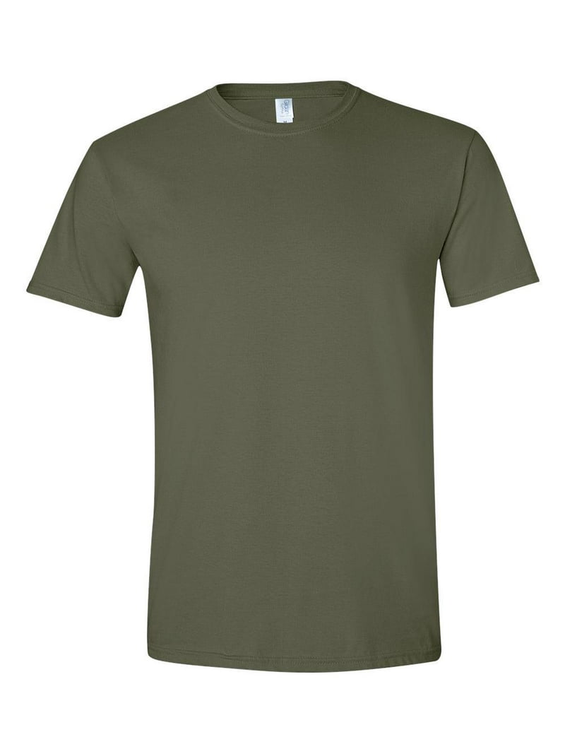 Gildan Softstyle T-Shirt, Military Green, XL, 100% Ring-Spun