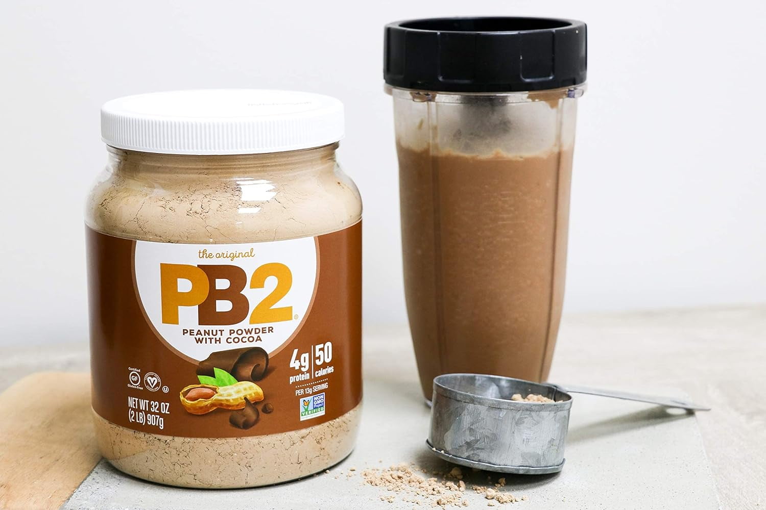(6 pack) PB2 Powdered Peanut Butter with Chocolate - 6.5 oz
