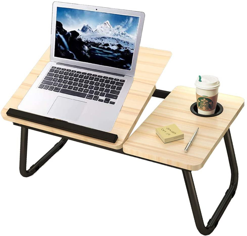 Lap Desk Fits up to 17 inches Laptop Desk for Bed and Sofa Portable Bed Trays for Eating Writing Reading Notebook Holder  Stand