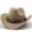 Khaki, variant on Aihuaihua Kids Western Cowboy Hat Retro Felt Hats Curved Brim Country Hats for Boys and Girls Jazz Cowgirl Tassel Knight Hats Ethnic Style Hot Pink