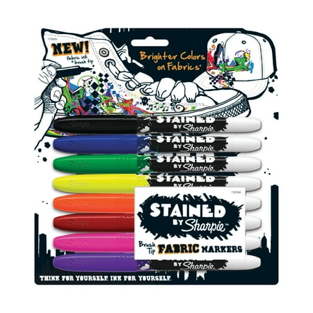 - Stained by Sharpie® Brush Fabric Marker Set