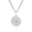 Silver, variant on Stainless Steel Compass Pendant Necklace for Men, Classic Navigator Style Forged Jewelry, Durable Fashion Accessory for Daily Wear, Ideal Gift for Guys on Holidays & Special Occasions