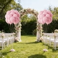 thumbnail image 4 of 100 Pack 12 Inch Latex Balloons with Ribbon, Bright Colored Round Helium Balloons for Birthday Party Decoration, Arch Garland, Wedding Engagement, Balloon Centerpiece, 4 of 6