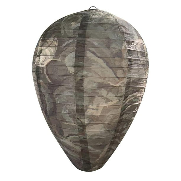 Wasp Nest Decoy Hanging Wasp Deterrent Safe Garden Trampa repelente (verde oscuro)