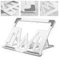 thumbnail image 1 of Soporte para Computadora Portátil Soledad Accesorios Plegables Aluminio Blanco, 1 of 10