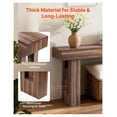 thumbnail image 5 of 63" Farmhouse Console Table, Behind Sofa Desk, Narrow Entrance Table, Wooden Accent Stand for Hallway, Living Room, Bedroom - Easy Assembly, Brown, 5 of 6
