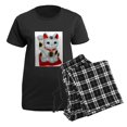thumbnail image 5 of CafePress - Lucky Cat Women's Dark Pajamas - Women's Short Sleeve Print T-Shirt and Pants Dark Cotton Pajama Set, 5 of 7