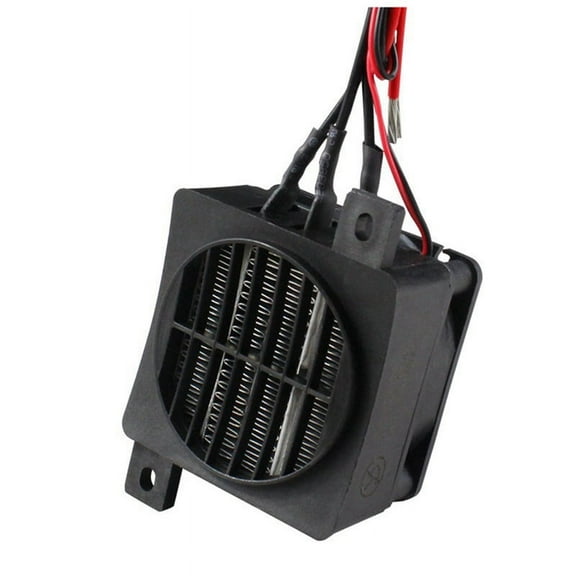 Constant Temperature Air Heater 24V 200W PTC Heating PieceCeramic Air Heater with Conductive Belt Fan