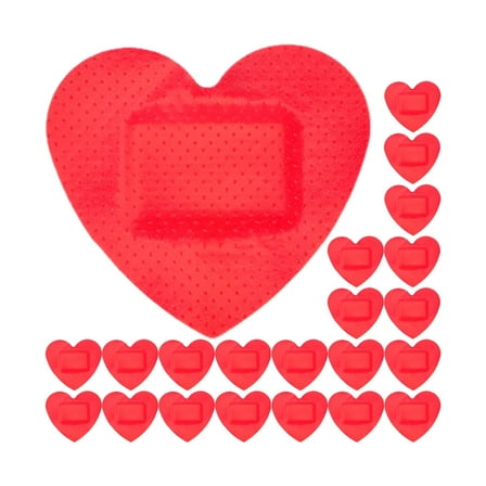 QARUN Hydrocolloid Heart Bandages,Self-Adhesive,Breathable-30 Sheets