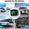 thumbnail image 4 of TAPDRA Head Up Display GPS Speedometer MPH USB Power for Car Truck Motorcycle E-Bike Universal Speed Monitoring Sunshine Hood, 4 of 5