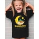 thumbnail image 1 of MILKYSHIP Ramadan Mubarak Alphabet Moon Castle Print Summer Casual Knit Tops for Girls - Cotton, Crew Neck, Slight Stretch, Regular Fit, Knit Fabric, Applique, 1 of 7