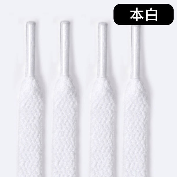 Cordones de tela para zapatillas de deporte, cordones planos suaves de 8mm, 60-160cm, 1 par, venta al por mayor