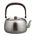 thumbnail image 2 of DOMELAY Camping Kettle Portable Drinkware Titanium Kettle for Outdoor Hiking Fishing 800ml argent, 2 of 9