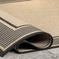 thumbnail image 5 of nuLOOM Gris Contemporary Indoor/Outdoor Area Rug, 5' 3" x 7' 7", Charcoal, 5 of 9