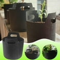 thumbnail image 3 of Anuirheih Potato Grow Bags with Flap 7x6inch, Planter Pot with Handles for Potato Tomato and Vegetables(Black), 3 of 9