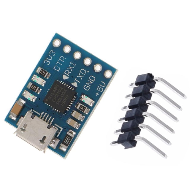 Almencla Micro USB Uart CP2102 USB2.0 à Uart TTL Module 6Pin Convertisseur Série Remplacer