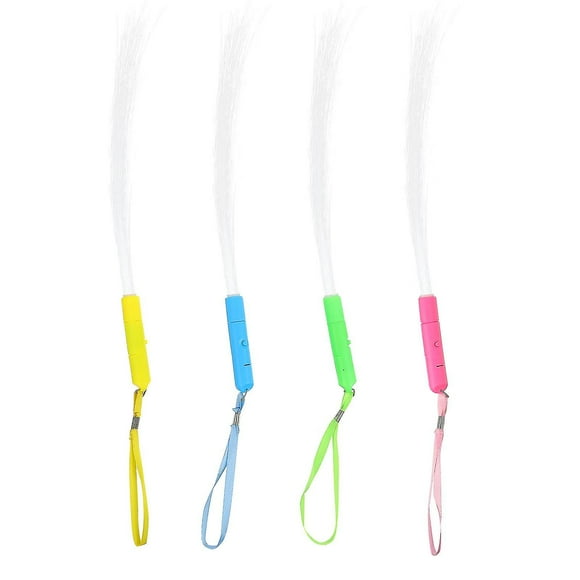 4pcs Glow Sticks Colorful Lighting Glow Sticks Flash Sticks (random Color)