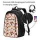 thumbnail image 2 of Disketp Cooking Bbq Mochila de Viaje Estampada para Laptop con Puerto de Carga USB, Mochila Impermeable para Computadora – Regalo para Hombres y Mujeres, 2 of 7