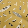 thumbnail image 1 of oneOone Polyester Spandex Dark Mustard Fabric Beach Sewing Material Print Fabric By The Yard 56 Inch Wide, 1 of 4