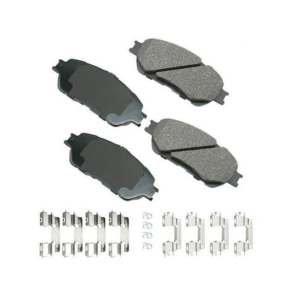 Front Brake Pad Set - Compatible with 2005 - 2015 Toyota Tacoma 2006 2007 2008 2009 2010 2011 2012 2013 2014