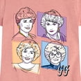 thumbnail image 3 of Golden Girls - Golden Girls Character Grid - Toddler And Youth Girls Short Sleeve Graphic T-Shirt, 3 of 5