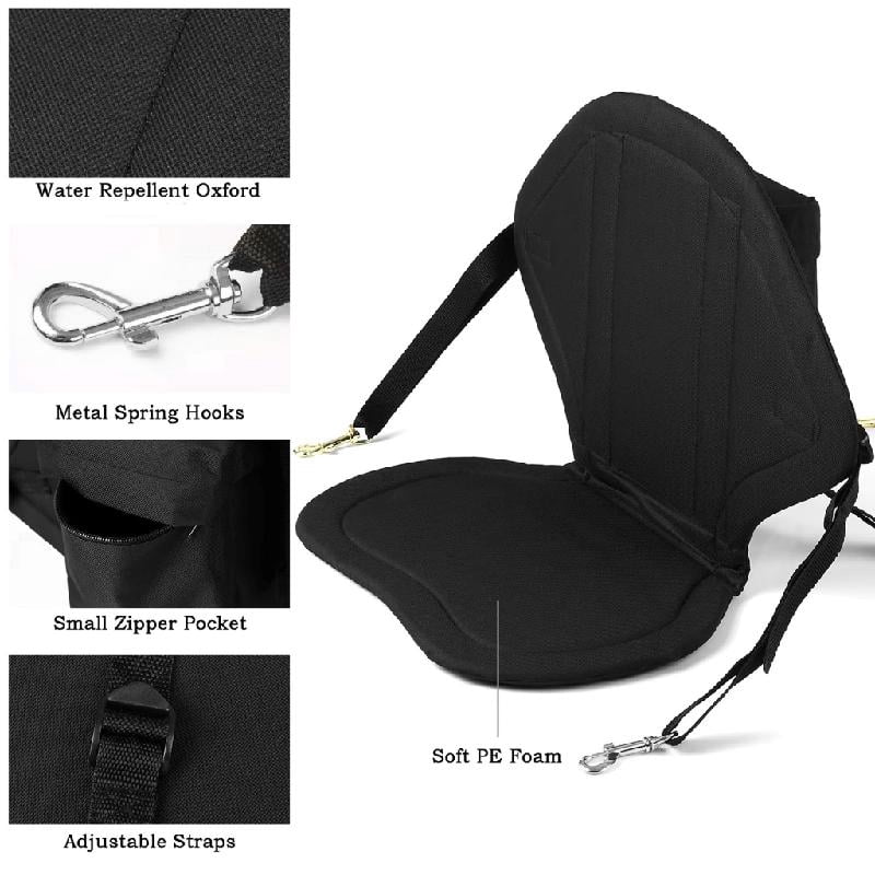Zeiwohndc Children Kayaks Seats with Back Support Kids Kayaks Seats Cushion Sitting Pad