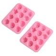 thumbnail image 2 of Rose Mold Silicone 12 Cavity Chocolate Mold Flower Shaped Silicone Mold for Handmade Soap Cake Jelly Pudding Candy Ice Cube Gummy Jello,1Pcs, 2 of 6