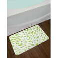 thumbnail image 2 of Leaf Bath Mat, Various Green Spring Leaves Illustration with Lined Patterns Garden Summer Graphic Design, Non-Slip Plush Mat Bathroom Kitchen Laundry Room Decor, 29.5 X 17.5 Inches, Green, Ambesonne, 2 of 2