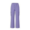 thumbnail image 4 of Nekdswn Boys Cargo Sweatpants 4‑15 Years Kids Fleece Lined Wide Leg Loose Pants Casual Elastic Drawstring Adjustable Cuff Trousers, 4 of 8