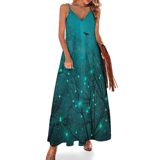 En silencio, una a una, las estrellas florecieron Vestido sin mangas Vestidos para fiesta de bodas Vestido de cumpleaños Vestido elegante