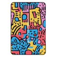thumbnail image 3 of Color Wave Point Geometry Outdoor Picnic Blanket, Foldable Waterproof Beach Mat, Portable Beach Blanket for Beach Camping, Hiking, Family Concerts, 3 of 8