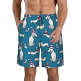 thumbnail image 1 of Fotbe Festive Dachshund Fun Trajes de Baño Estampados para Hombre, Shorts de Verano de Secado Rápido, Ropa de Playa, Bañadores-X-Large, 1 of 6