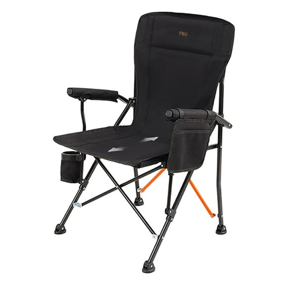 PBU Beach chairs, Outdoor Folding Chair,Low Beach Chair, Beach Chairs for Adults 1 Pack, Black