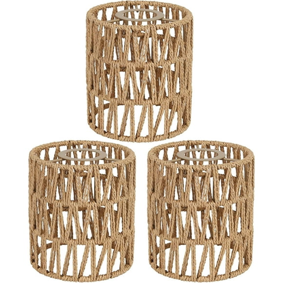 Chandelier piece set rattan lampshade suitable for floor lamp