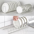 thumbnail image 2 of Stainless Steel Dish Rack Kitchen Organizer Household Kitchen Drainage Racks Cooking Dish Pan Cover Stand Kitchen Accessories (2PCS), 2 of 7