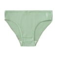 thumbnail image 6 of Panties for Women,Fashion Low Waist Striped Briefs for Women Comfortable Daily Wear Soft Lace Underwear Panties,Womens Underwear,Light Green,XL, 6 of 6