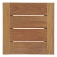 thumbnail image 6 of Modern Contemporary Urban Design Outdoor Patio Balcony Garden Furniture Lounge Chair and Side Table Set, Wood, White Natural, 6 of 7