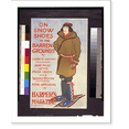 thumbnail image 2 of Historic Framed Print, On snow shoes to the barren grounds by Caspar W. Whitney. now appearing in Harper's magazine.Edward Penfield., 17-7/8" x 21-7/8", 2 of 9