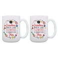 thumbnail image 1 of ThisWear Grandma Presents If Grandmas Were Like Flowers Mug Grandmom 2 Pack 15oz Coffee Mugs Multi, 1 of 4