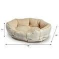 thumbnail image 3 of Vibrant Life Small Cuddler Pet Bed, Tan, 3 of 7