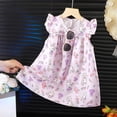 thumbnail image 2 of Ulanda Girls Nightgowns Unicorn Pajamas for girl Sleepwear Toddler Nightgown Night Sleep Dress Clothes (Purple, 3-4 Years), 2 of 6