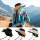 thumbnail image 1 of Sombrero con ventilador solar desmontable | Ventilador integrado con velocidad ajustable | Sombrero de ala ancha transpirable para exteriores, ideal para senderismo, pesca, jardinería y montañismo, 1 of 5